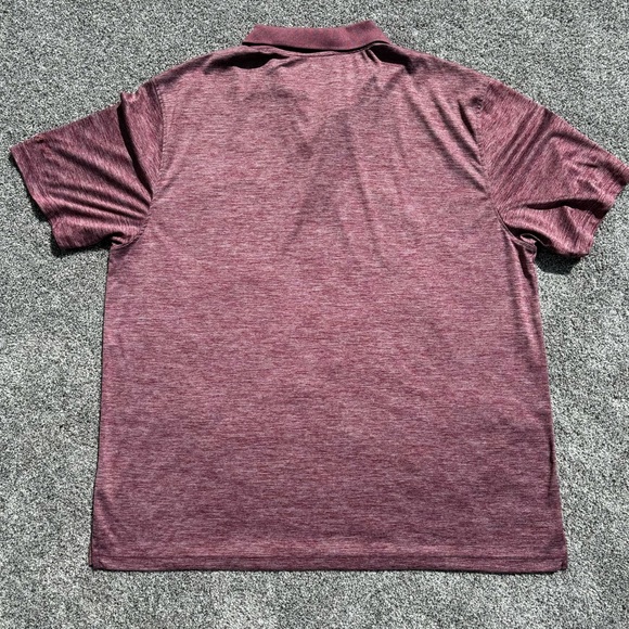Beverly Hills Polo Club Mens Short Sleeve Polo Shirt Mauve Color Size XXL - Picture 2 of 7